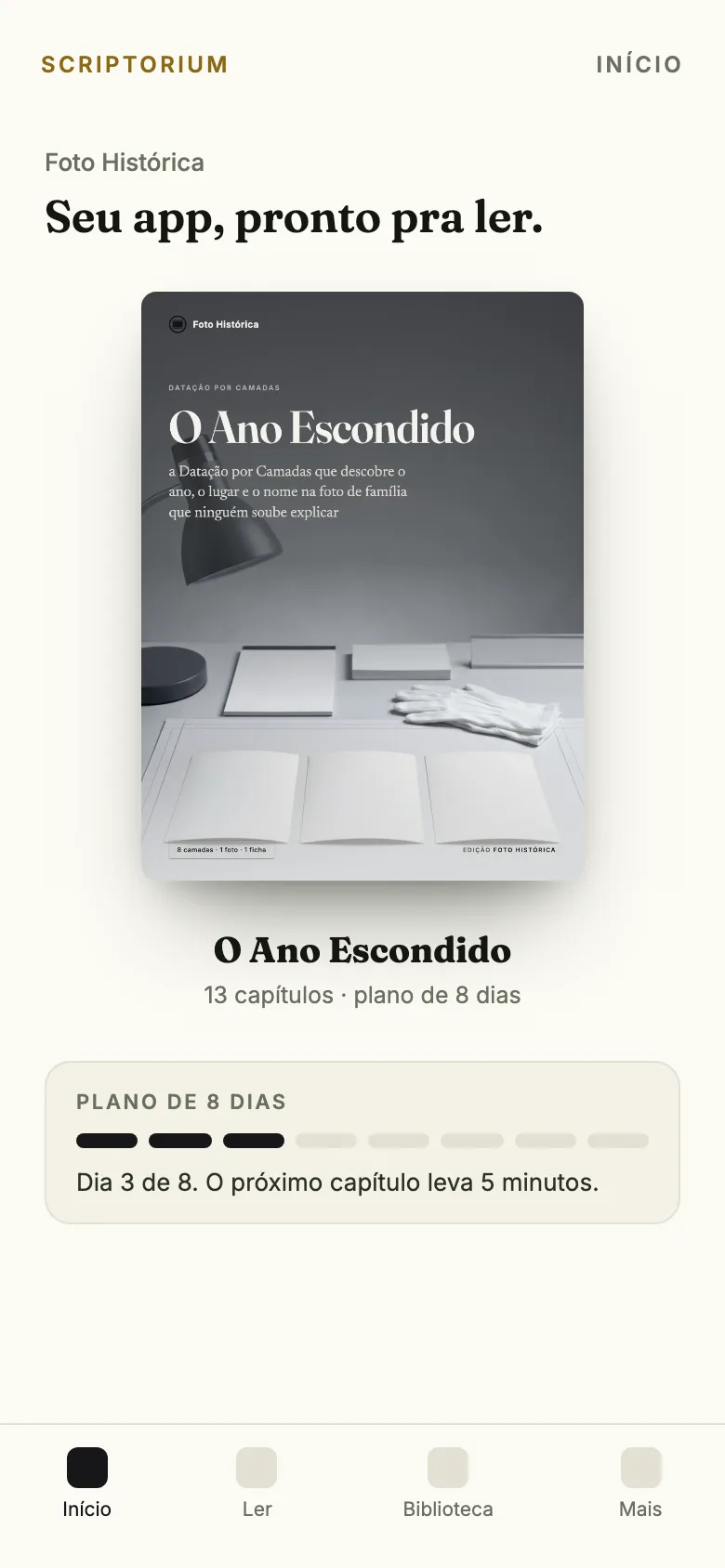 Capa do app do guia O Ano Escondido